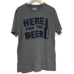Brew City Pop Top Here For The Beer T-Shirt Men’s Sz L